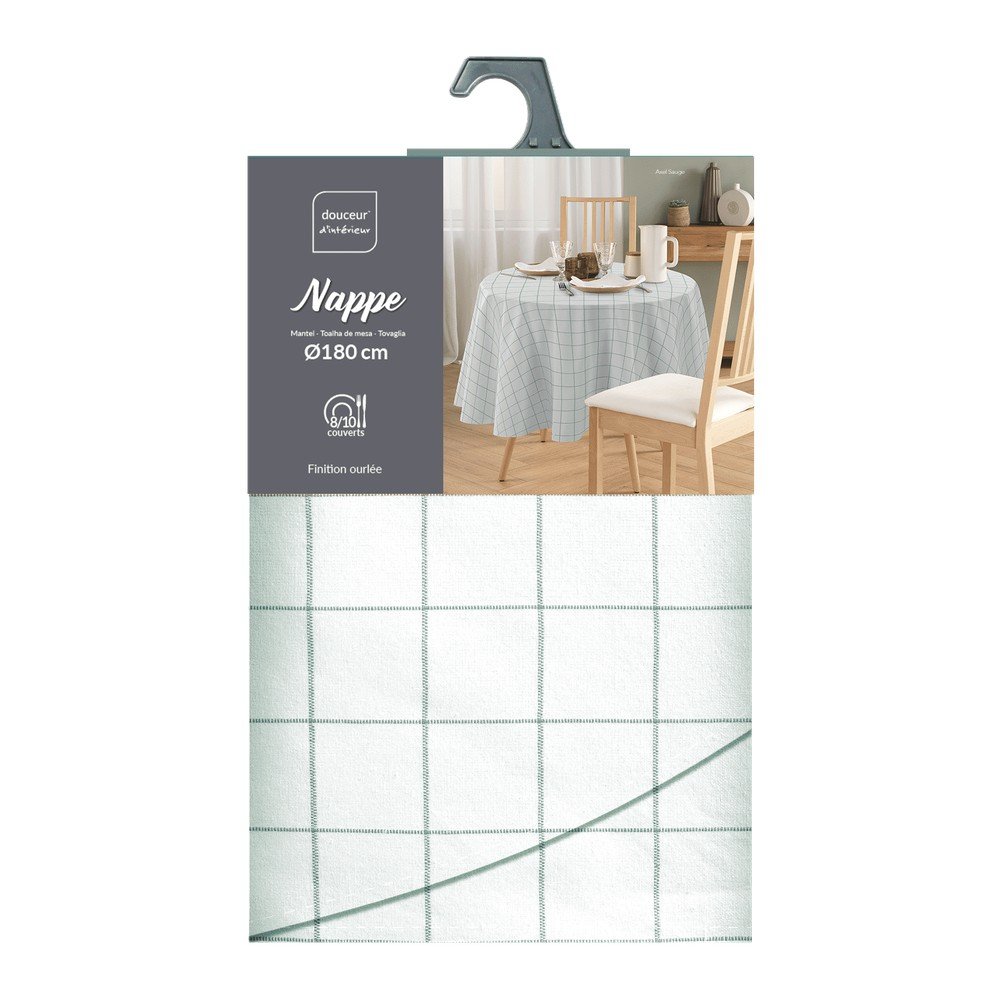 Mosható asztalterítő ø 180 cm Axel – douceur d'intérieur