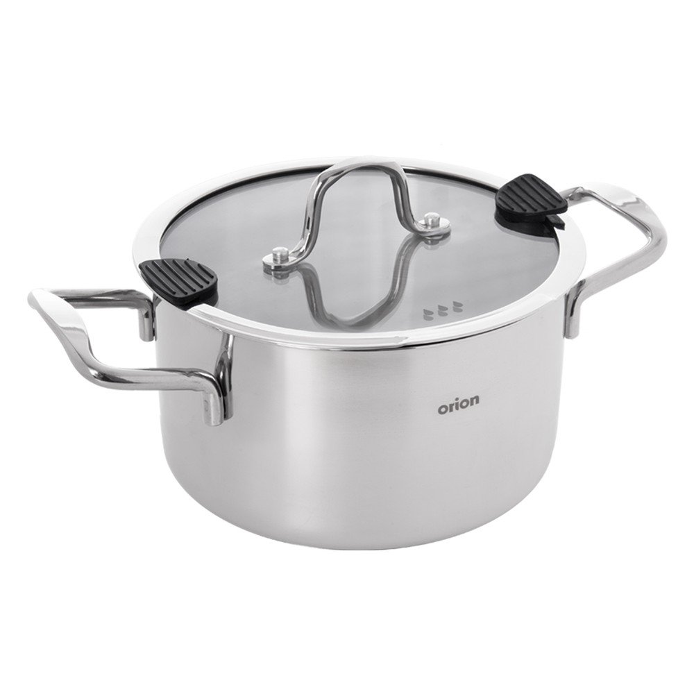 Rozsdamentes acél lábas fedővel 6