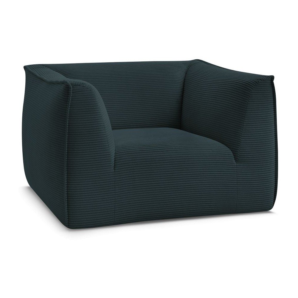 Sötétkék kordbársony fotel Giorgia – Bobochic Paris