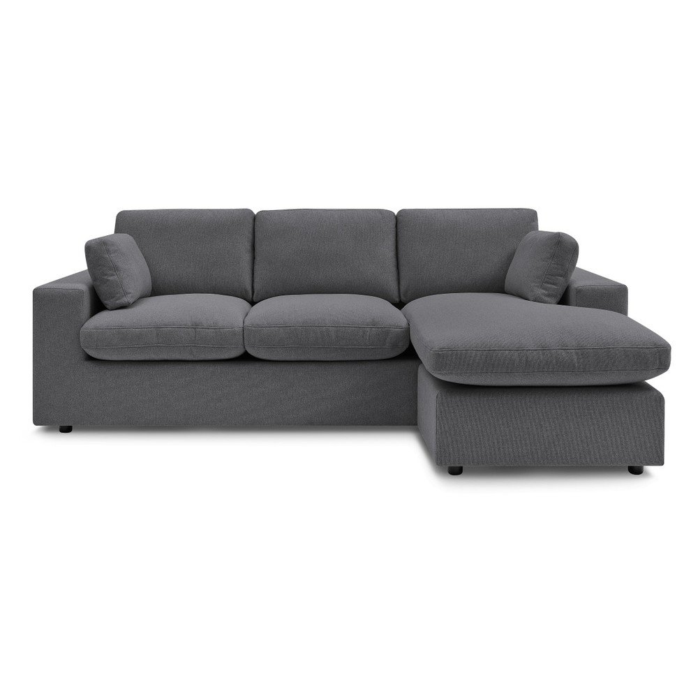 Sötétszürke sarokkanapé Belair – Bobochic Paris