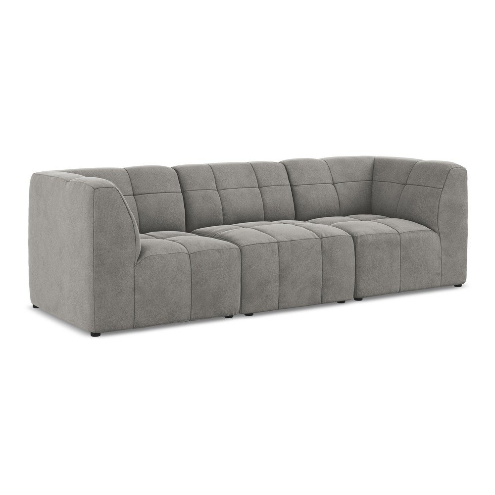 Szürke bársony kanapé 255 cm Aloha – Makamii