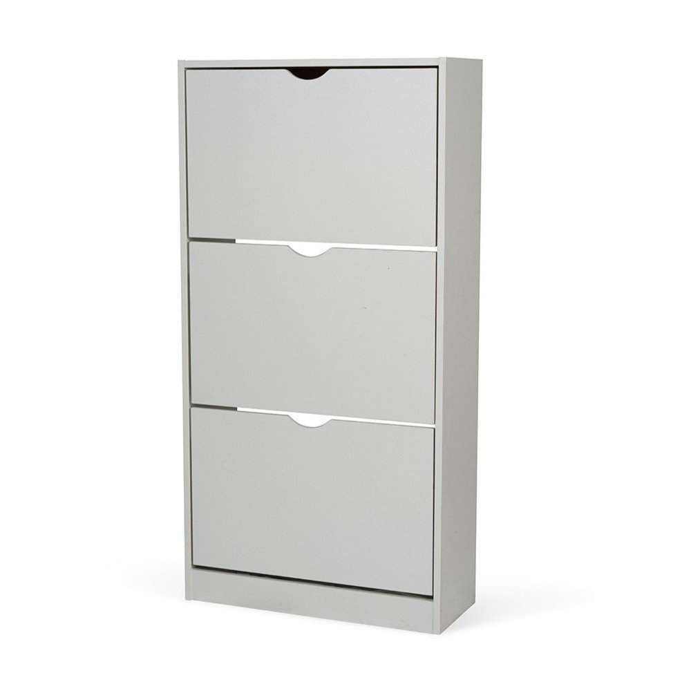 Szürke billenő ajtós cipőtartó 60x118x24 cm Stelo – Bonami Essentials