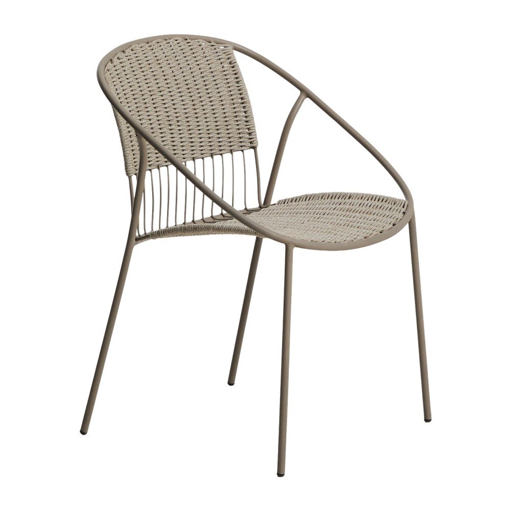 Szürkésbarna kerti szék Atrani – Kave Home