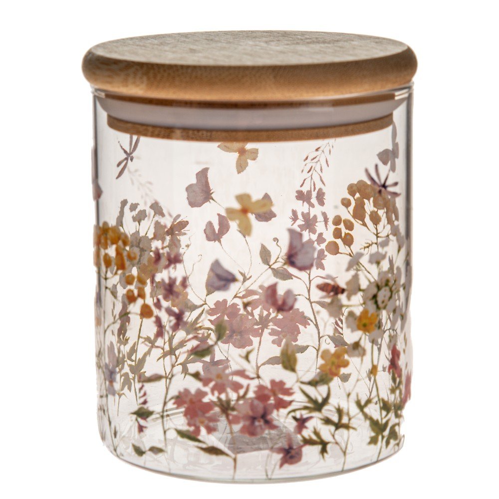 Üveg élelmiszertartó doboz Flowers – Dakls